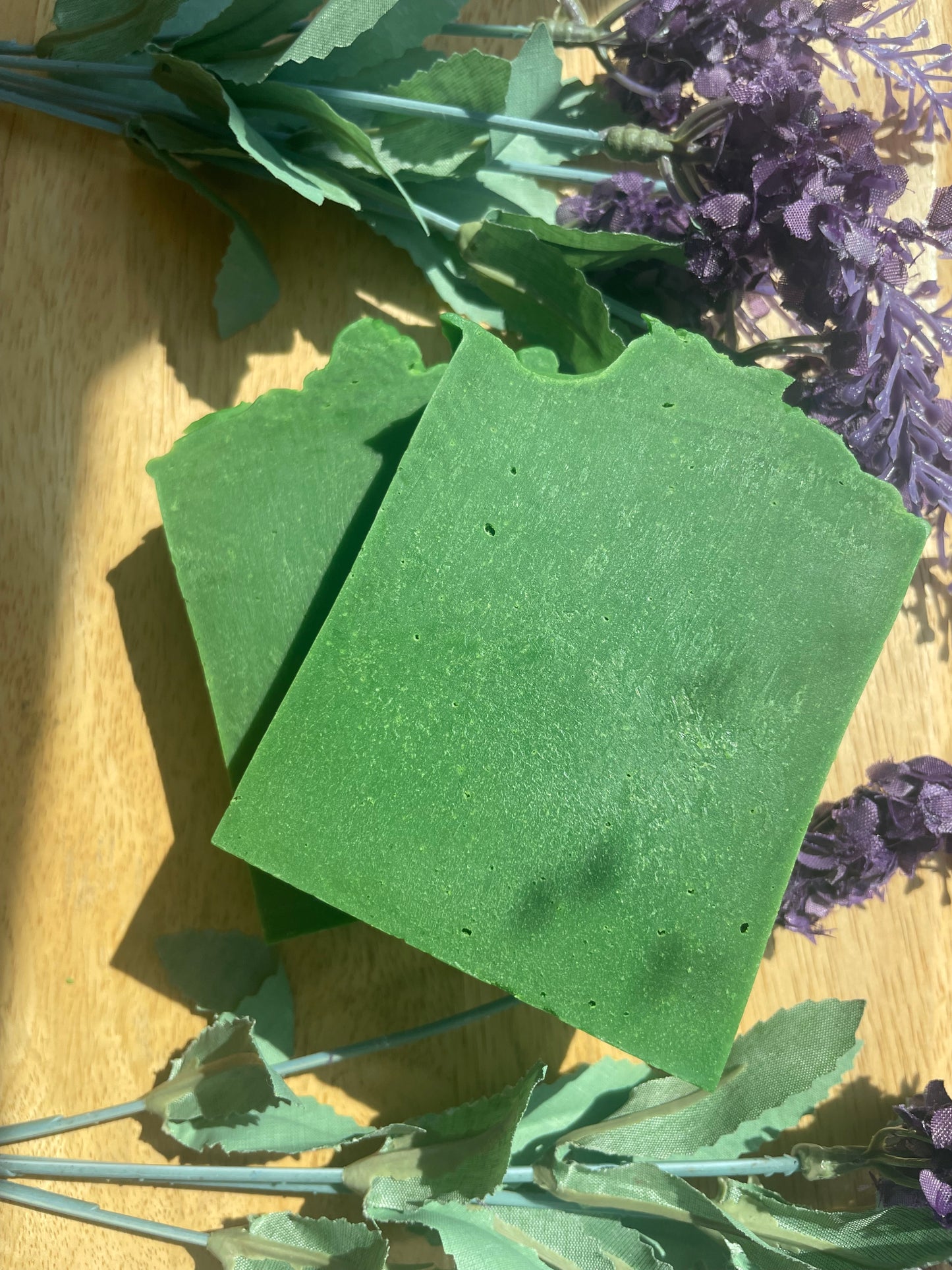 Lavender sented green soap
